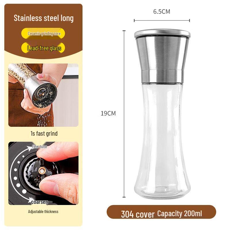 Zhaoran Manual Stainless Steel Pepper Grinder