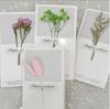 All-Occasion Dried Flower Greeting Cards: Christmas, New Year's, Birthday, Teacher's Day, Graduation, Valentine's Day, and Thank You Cards