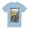 Sesame Street Unisex Adult Raised On The Streets Distressed T-Shirt