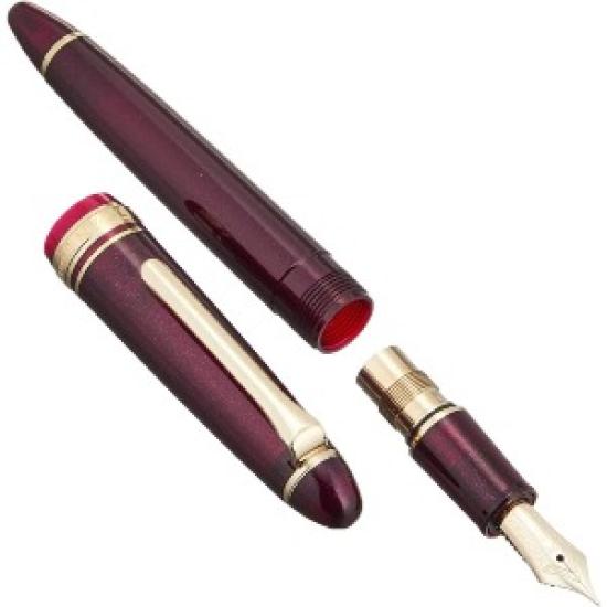 Sailor Profit Light Fountain Pen GT Shining Red Medium Fine Nib 11-1038-330