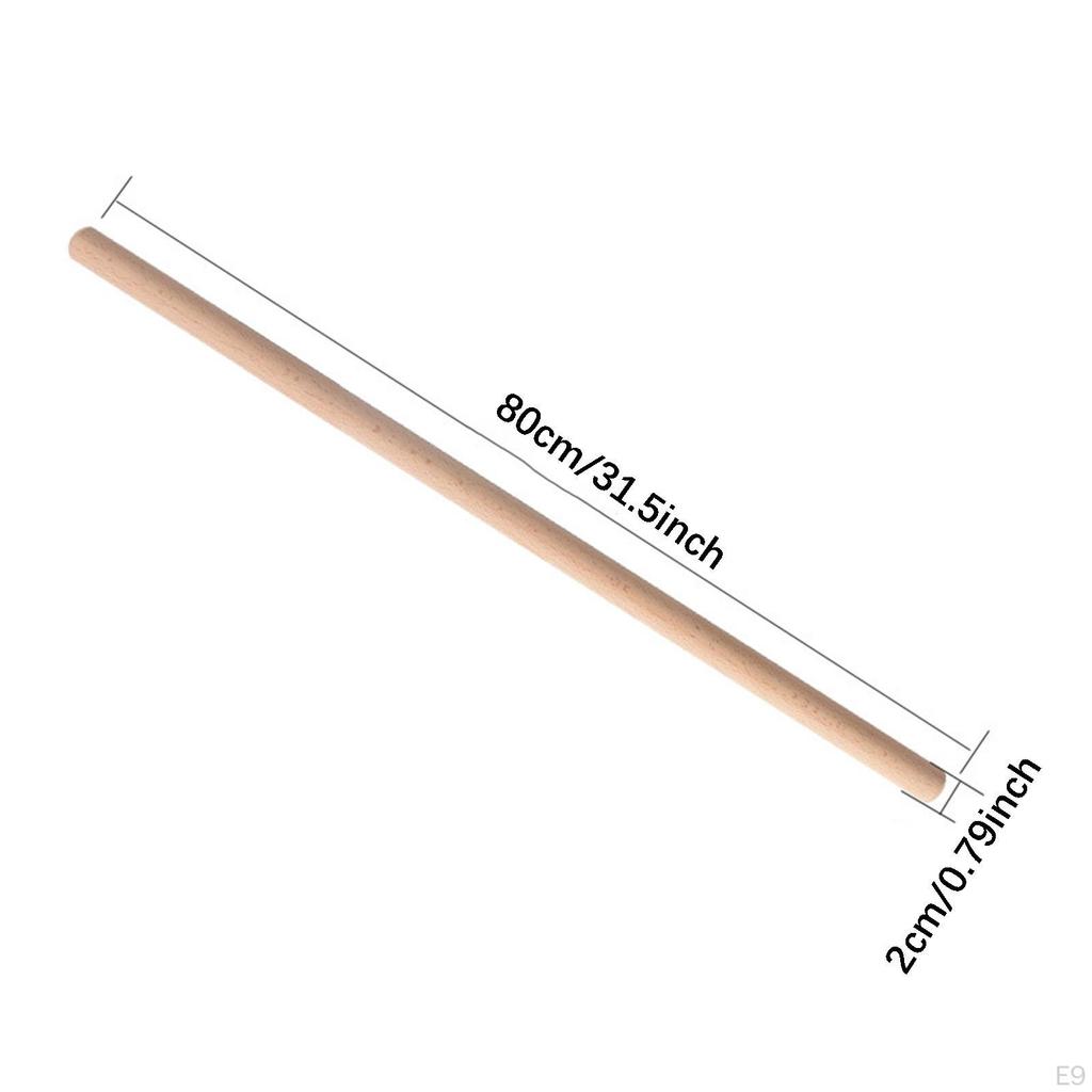 2x Yoga Stick Training Back Stretcher for Pilates Gymnasts Strength 50cm