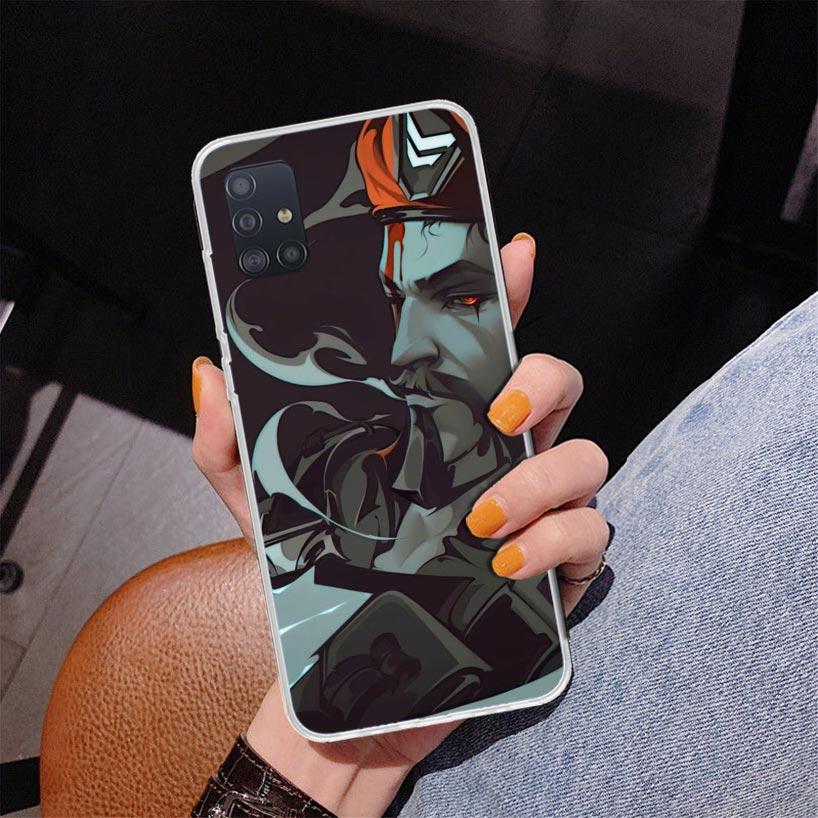 Valorant Game Cool Phone Case For Samsung Galaxy A52 A32 A22 A12 A51 A31 A50S A30S A20S A10S Note 20 Ultra 10 Plus S10 A72 A71 G