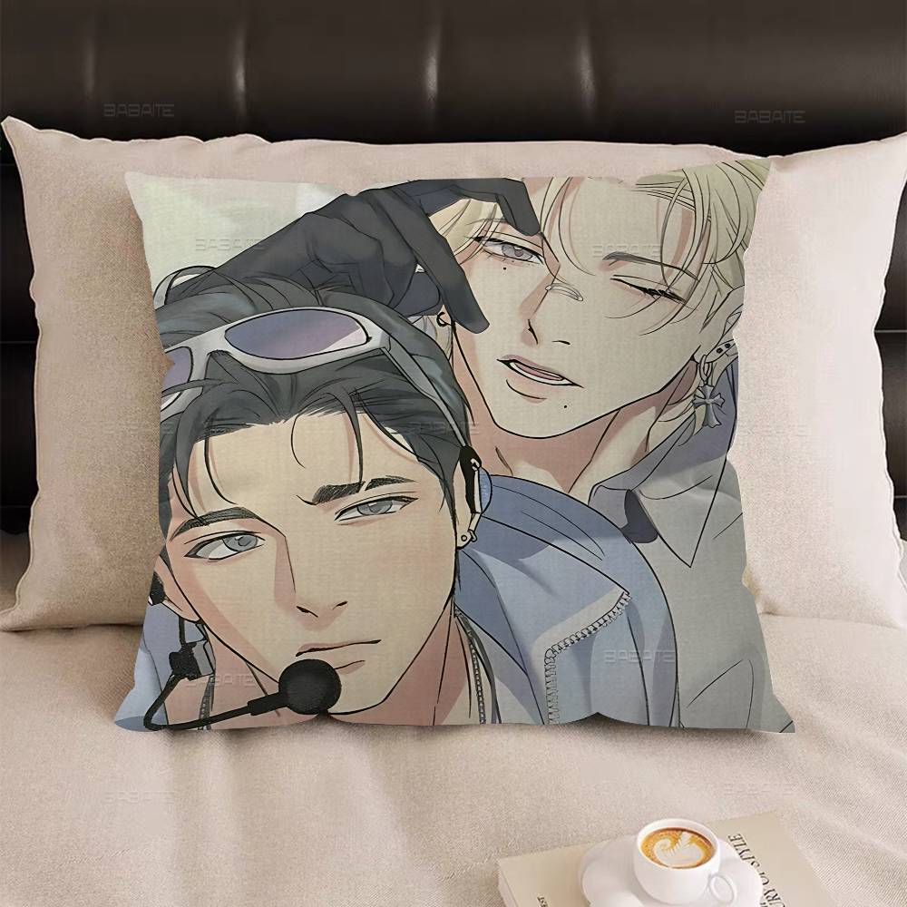 Backlight Bl Anime Cushion Cover Car Throw Pillow Case For Sofa Car Christmas Gift 40X40Cm 45X45Cm