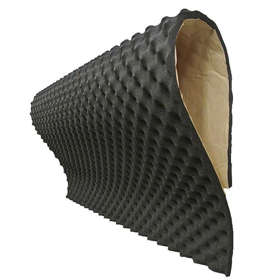 Universal Car KTV Room Sound Absorber 25mm Flame-retardant Acoustic Foam Car Deadening Proofing 100 X 100cm