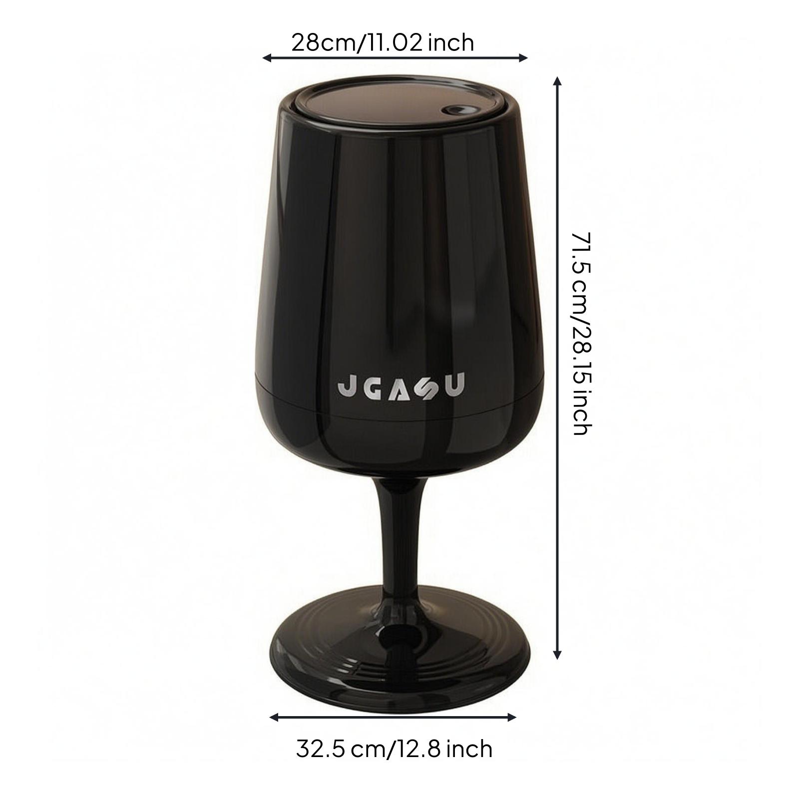 Layered PET PP Waste Container Stylish