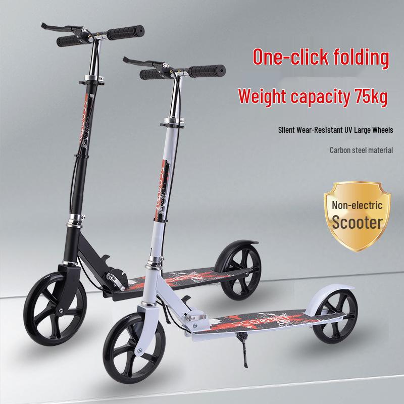 Faltbarer City-Roller: Großes Rad für Teenager & Erwachsene