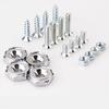 4Pcs USA Italy Germany British Flag Metal Screws License Plate Bolts For VW BM Aud Car Accessories