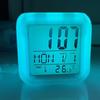 LED Seven-Color Luminous Square Alarm Clock - Creative Gift