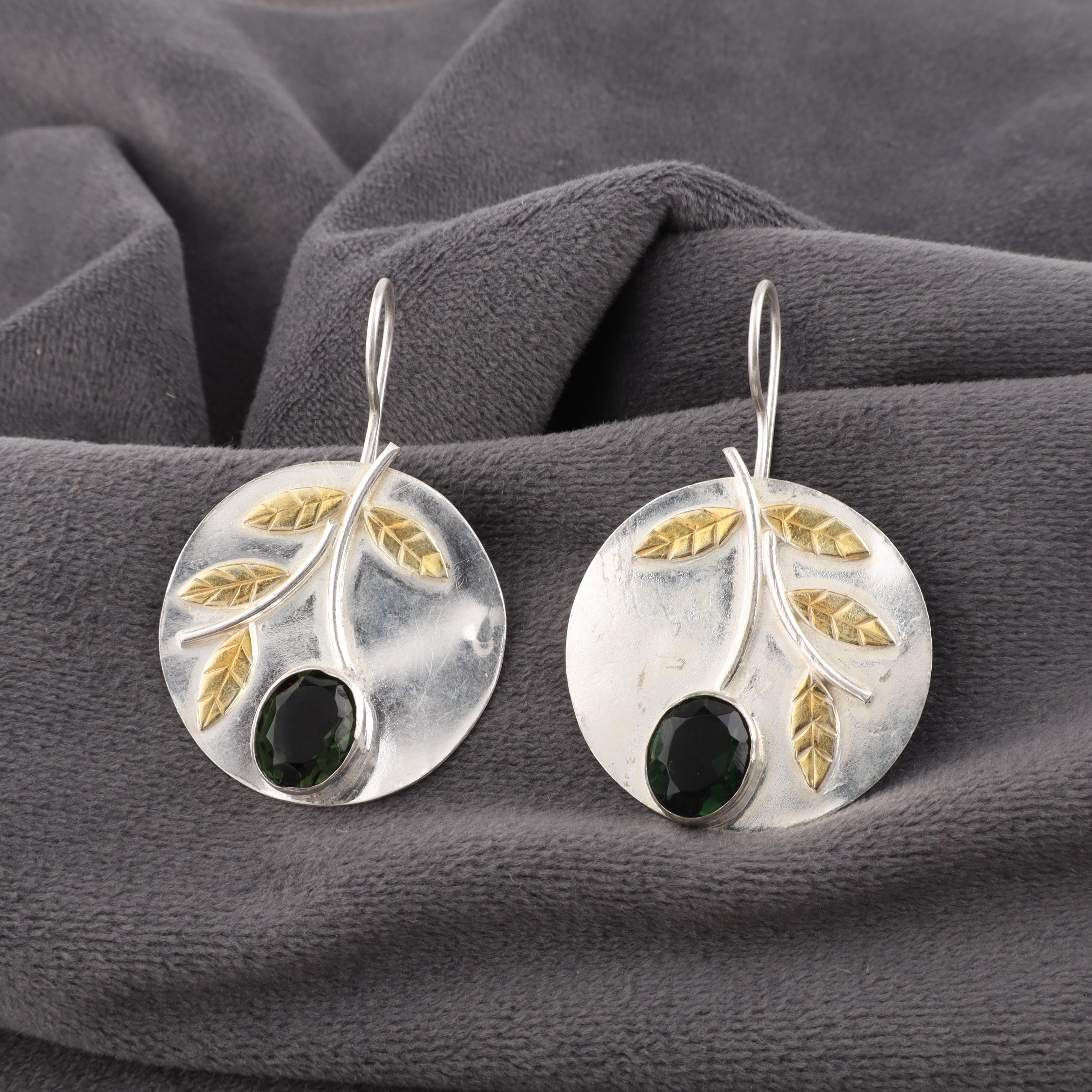 

Ювелирные изделия из драгоценных камней Зеленого Турмалина, Серьги из стерлингового серебра 925 пробы, Удивительные серьги с Турмалином, Дизайнерские украшения ручной работы для женщин 173 Inches зелёный