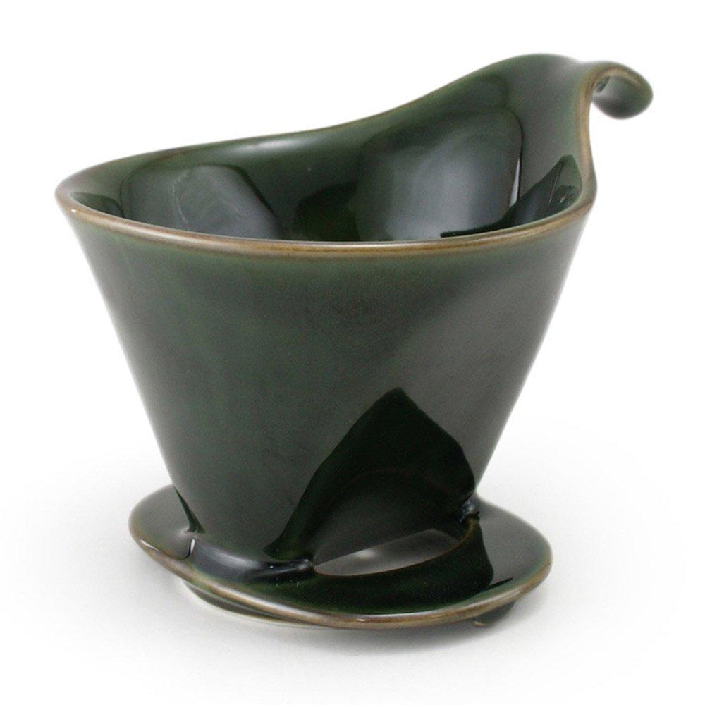 ZEROJAPAN Gift Coffee Dripper L Cafe Mug Black Set & (with tray) DMZ-16 AGN/BK