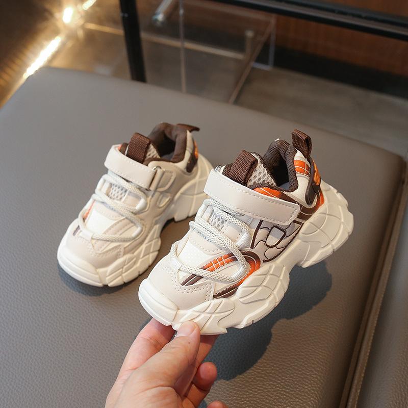 

Детские легкие нескользящие кроссовки для малышей Весна 2025 новые кроссовки папы для девочек Корейская версия повседневной обуви для мальчиков 21