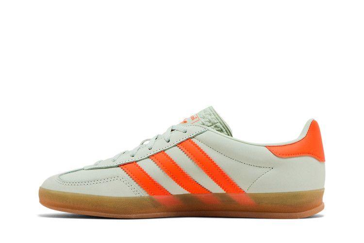 adidas Gazelle Indoor Linen Green Solar Orange (Women's)