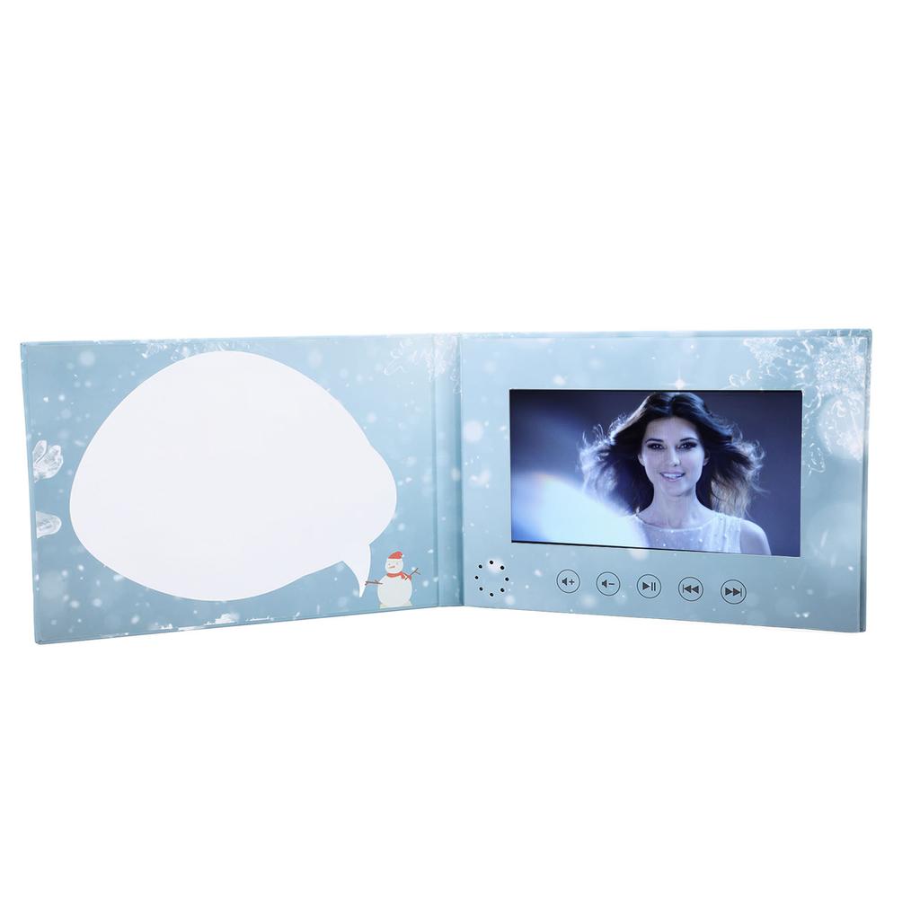 Video Greeting Card 7 Inch Rechargeable Digital HD Video Brochure with 2GB Memory for Mother s Day Father s Day Christmas Anniversary