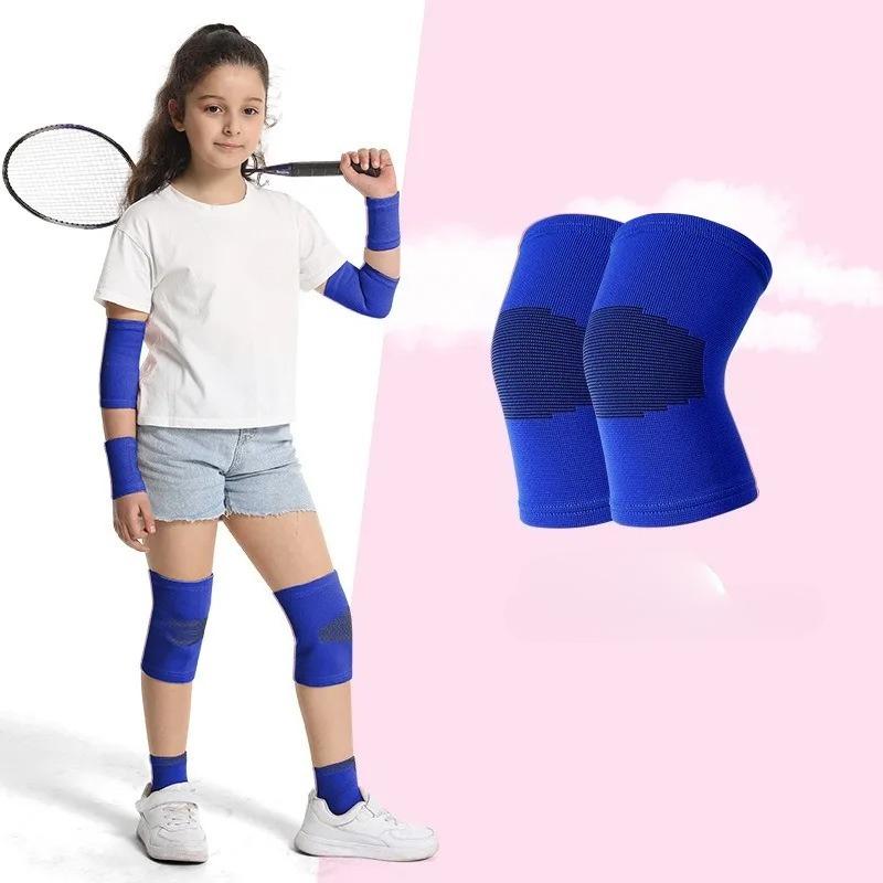 

Breathable Knee Brace Protector for Children Relieves Knee Sports Pads for Basketball Volleyball Running Dancing Sports Safety L
