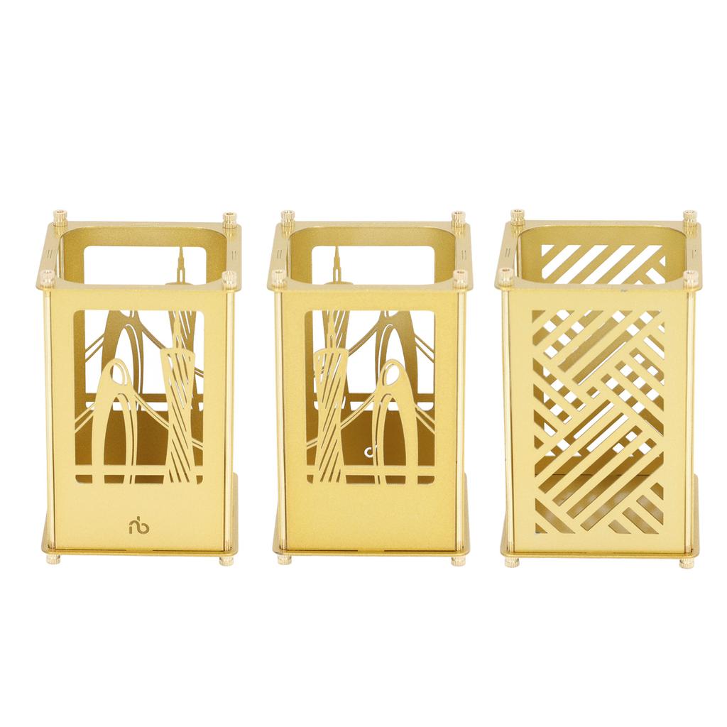 Metal Pen Holder Durable Metal Easy Assembly Surface Electroplating High Hardness Gold Pen Holder
