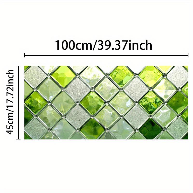 Janela De Vidro Com Folhas Verdes Floresta Retrô Europeia - Adesivo De Remover - Decalques De PVC Para Sala De Estar E Porta De Banheiro 1 Vendidos