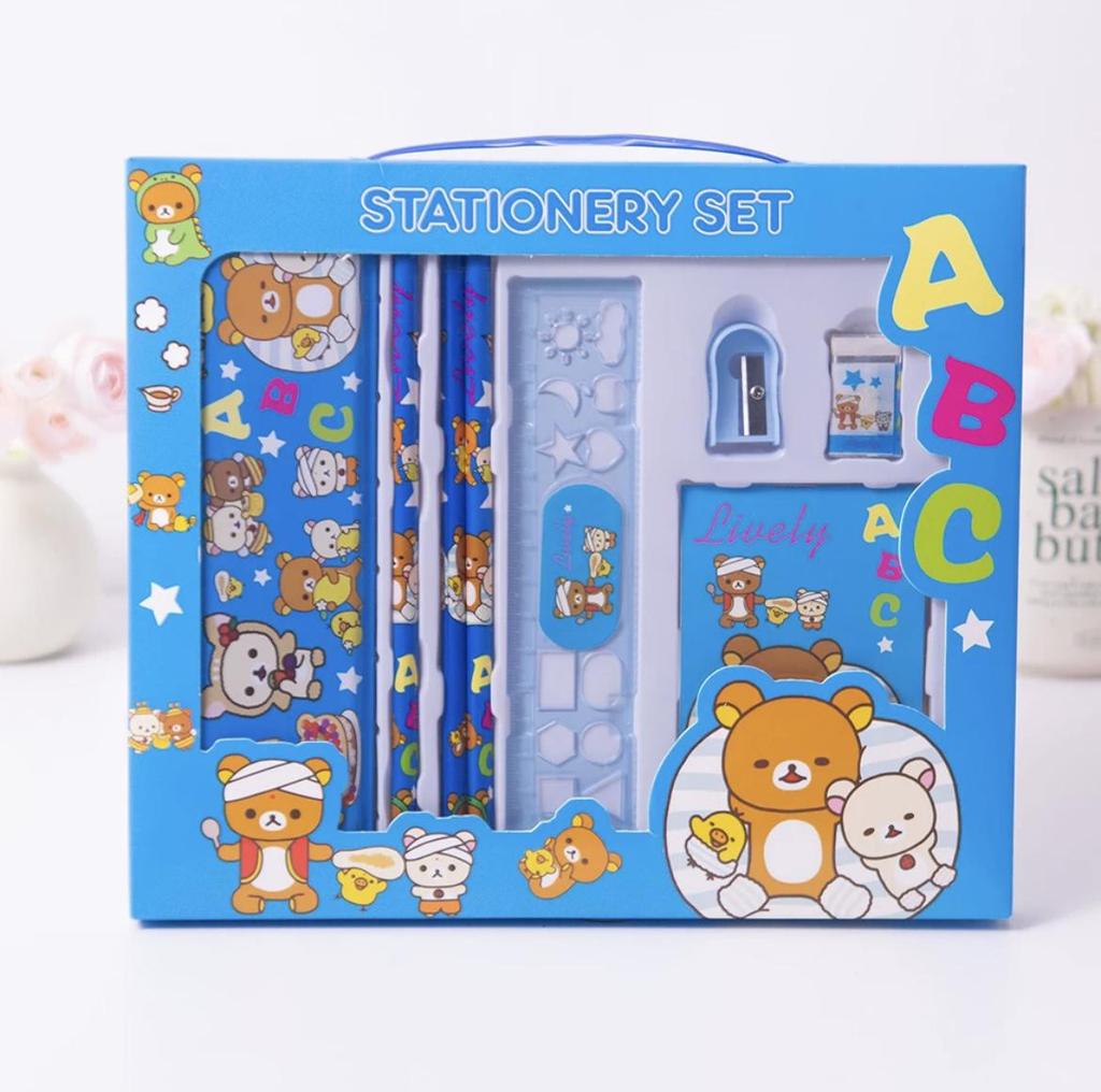 June 1st Handbag & Stationery Gift Set for Kids - Birthday and School Supplies