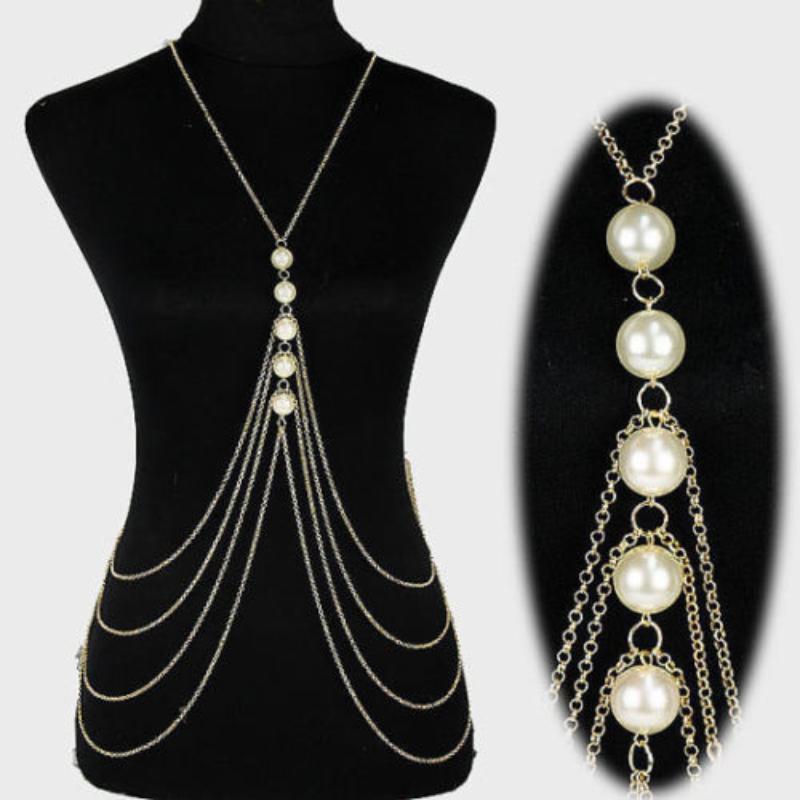 Sequin Tassel Chest Chain For Women Exy Summer Chest Chain Bra Bikini Metal Body Chain Jewelry