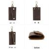 Men's and Women's Genuine Leather Mini Key Bag with Waist Hanging Option