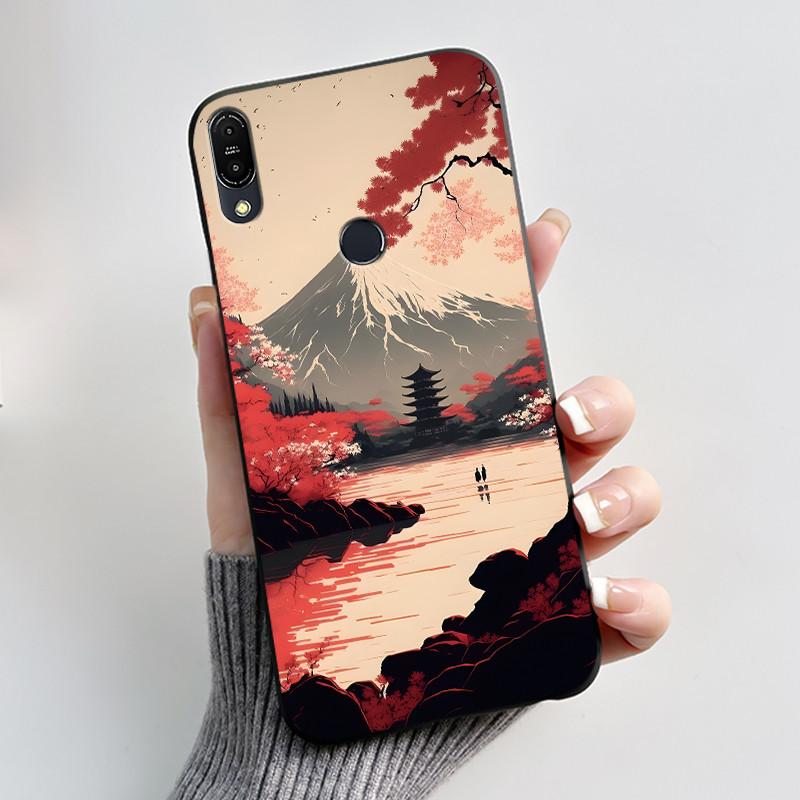 For Asus Zenfone Max Pro M1 ZB602KL ZB601KL X00TD / Max M1 ZB555KL X00PD Case Rabbit Cartoon Animals Black Soft Silicone Cover