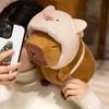 22/28/38CM Cute Capybara Plush Toy Simulation Capibara Cosplay Pig Dinosaur Chick SharK Doll Nice Present