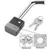 Trailer Hitch Security Lock With 360 Degree Rotation For 2 Inch And 2.5 Inch Receivers Flexible And Secure Attachment