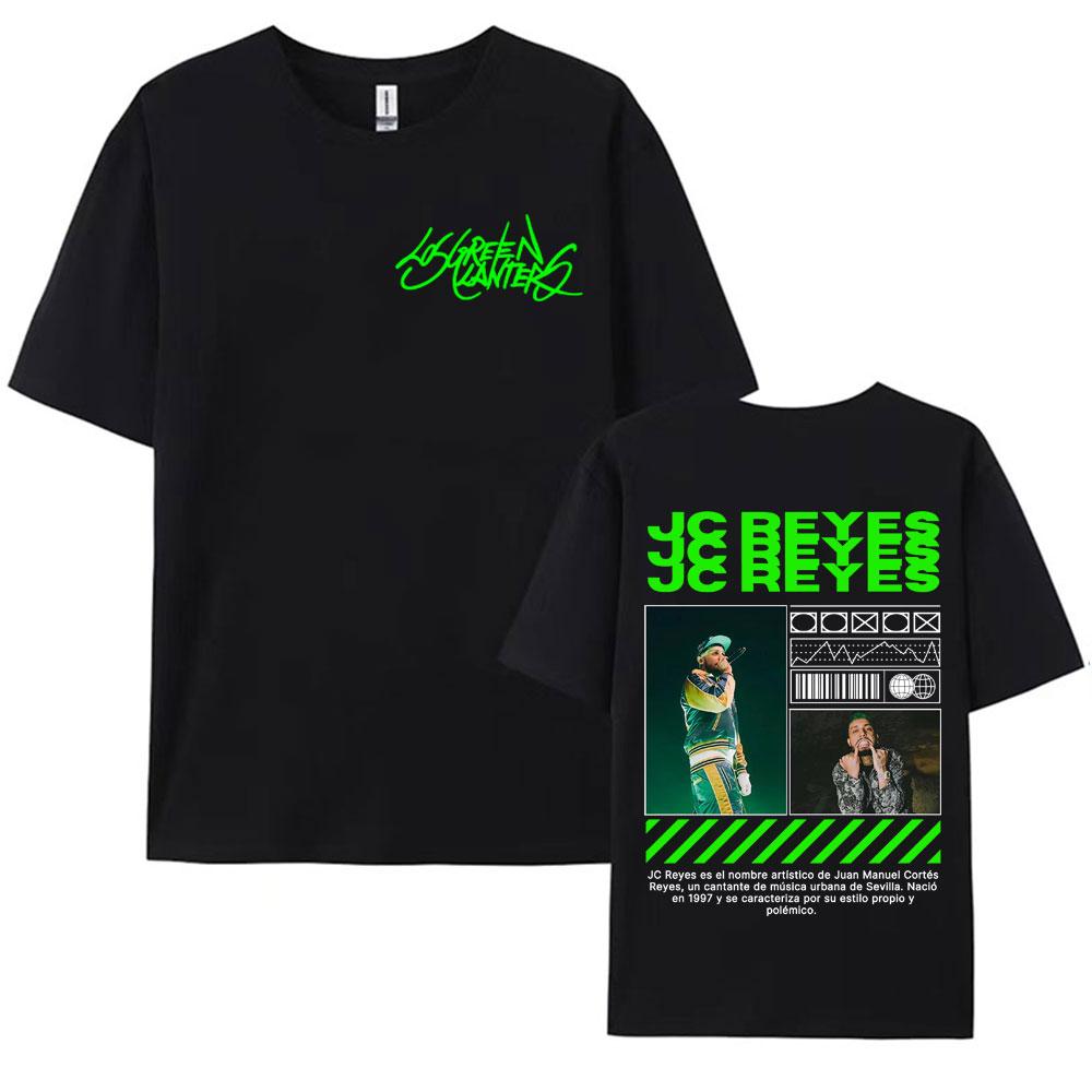 Rapper Jc Reyes Album 2025 Tour Graphic T Shirt Mens Harajuku Fashion Vintage Hip Hop Tshirts Casual Hipster Oversized Tshirt