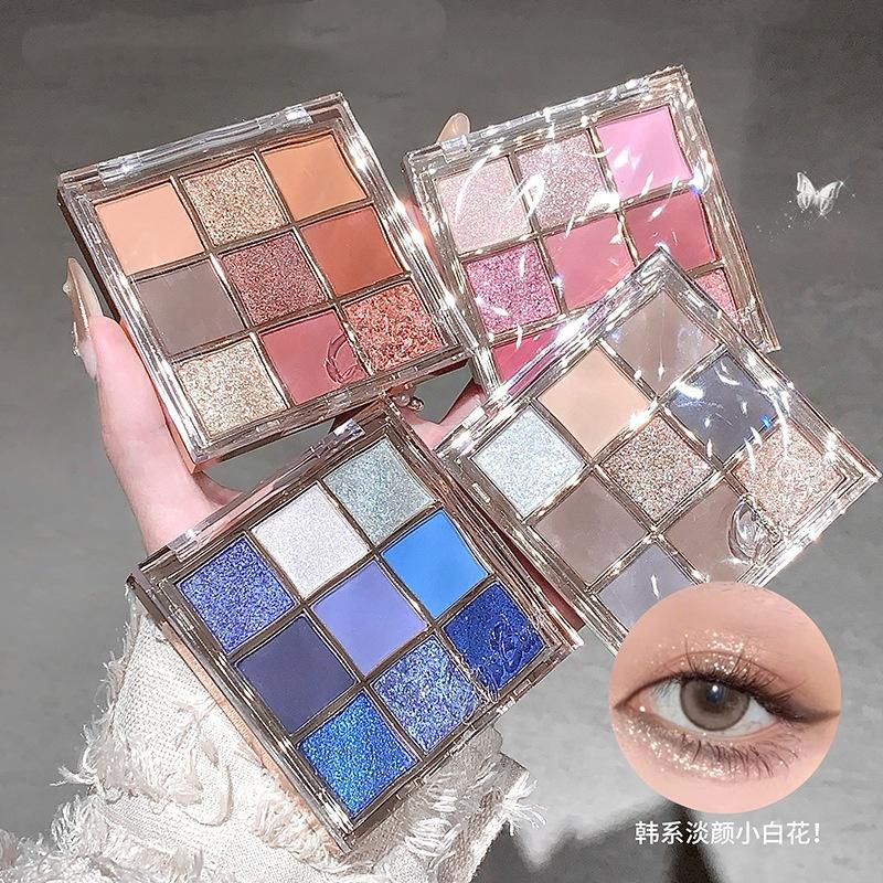 Luminous Phantom 9 - Color Eyeshadow Palette: Matte, Pearl & Glitter, Earth Tones – Top Choice for Students