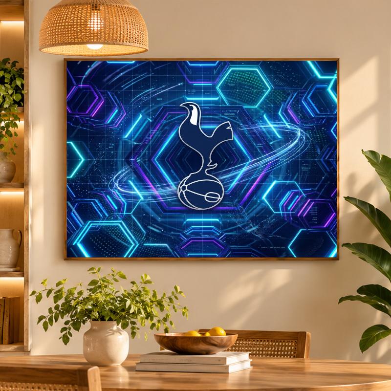 5D Diamond Painting Tottenham Hotspur DIY Full Drill Diamond Art Kit Home Decoration