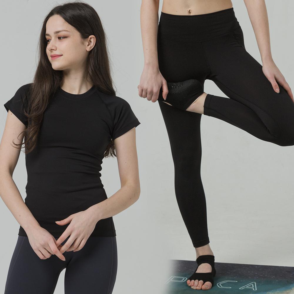 Seupika Yoga Set T-Shirt Leggings Spa507503