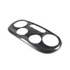 For Fiat 500 2016-2024 ABS Carbon Fiber Car Air Conditioning Adjustment Switch Button Frame Cover Interior Car Accessories