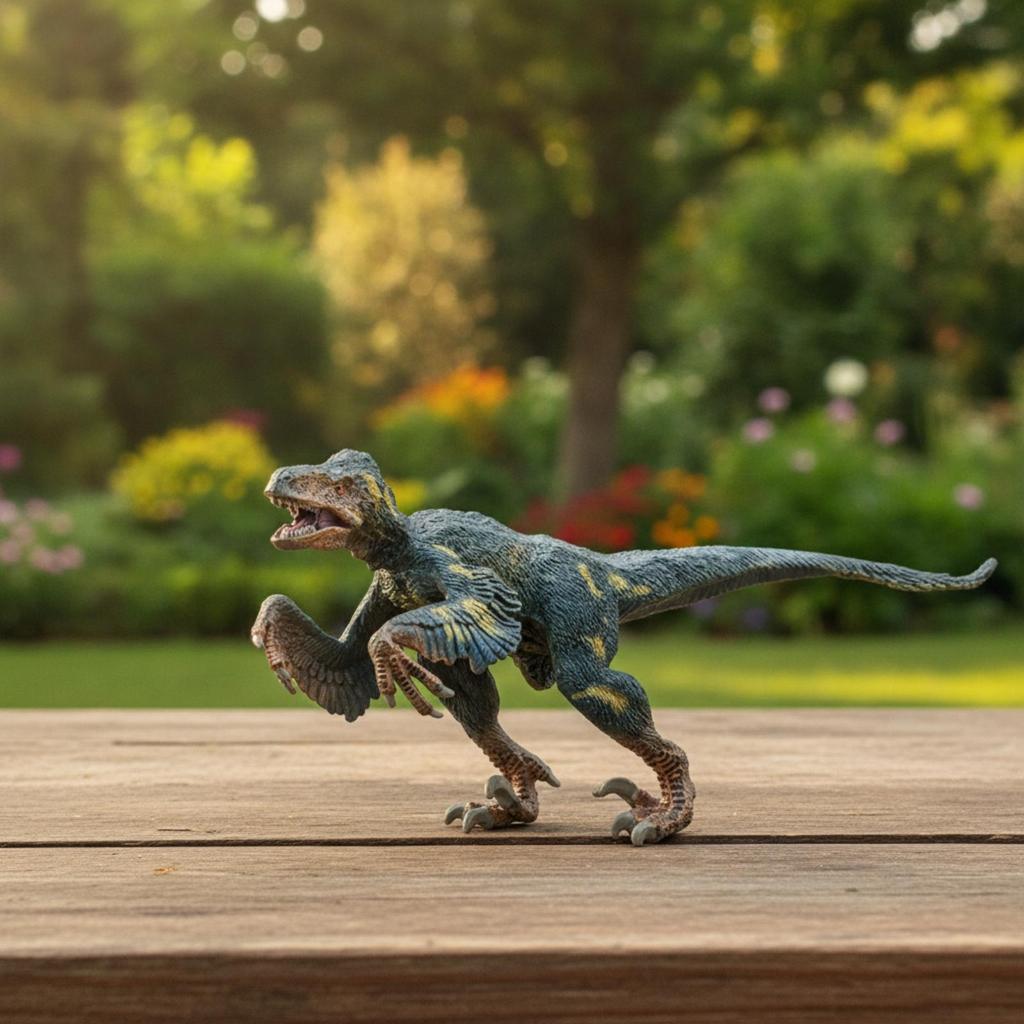 Utahraptor Figurine Hard Figure Detailed Dinosaur Model for Collectors, Shelf, Desk