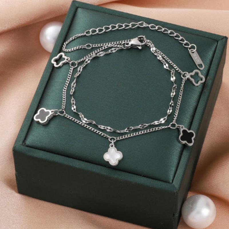 Koreanisches Dongdaemun Titanstahl Damenmode Armband - Edelstahl, High-End, Grenzüberschreitendes Design.