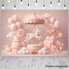 2D Dreamy Pastel Unicorn Backdrop with Rainbow & Clouds Party Photo Booth Background
