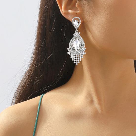 

Yousheng 1 пара ретро блестящие серьги-гвоздики с инкрустацией стразами геометрический кулон с кисточками серьги-подвески женские ювелирные изделия в подарок