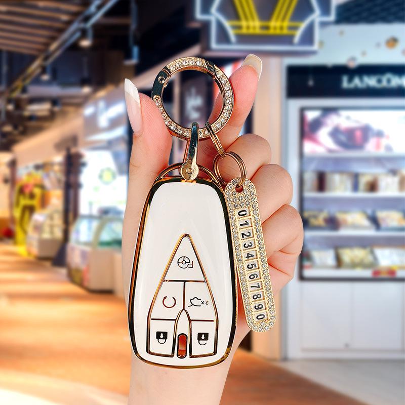 Compatible Car Key Cover for Changan CS75plus, Yidong CS55, CS35plus, and Oshan X5/X7 Models