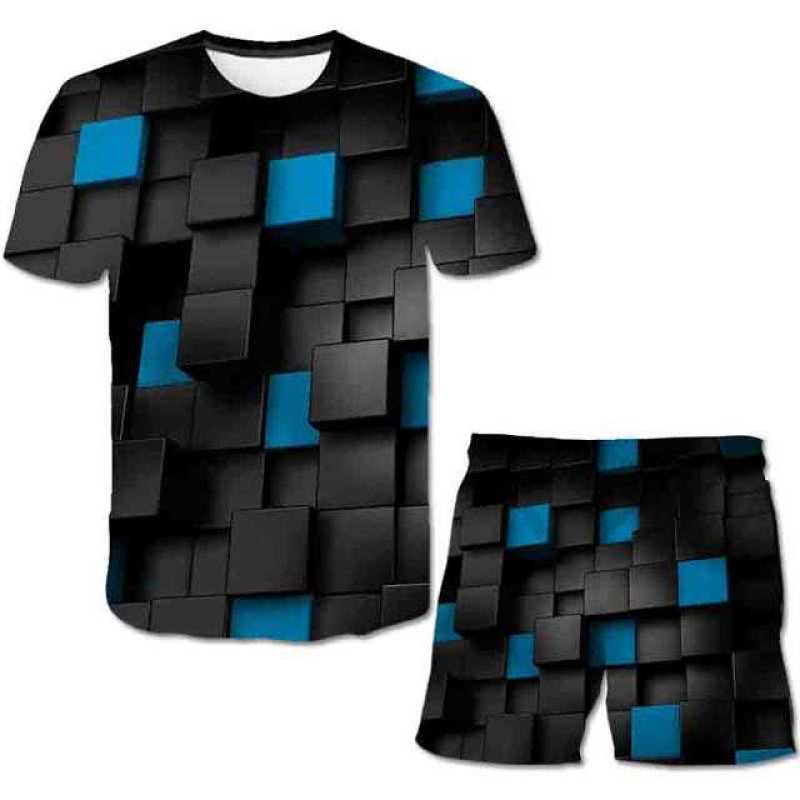 

Летний водоворот голубое пламя 3D принт мужские/женские шорты + футболка костюм комплекты мужская/женская одежда шорты для плавания мужские