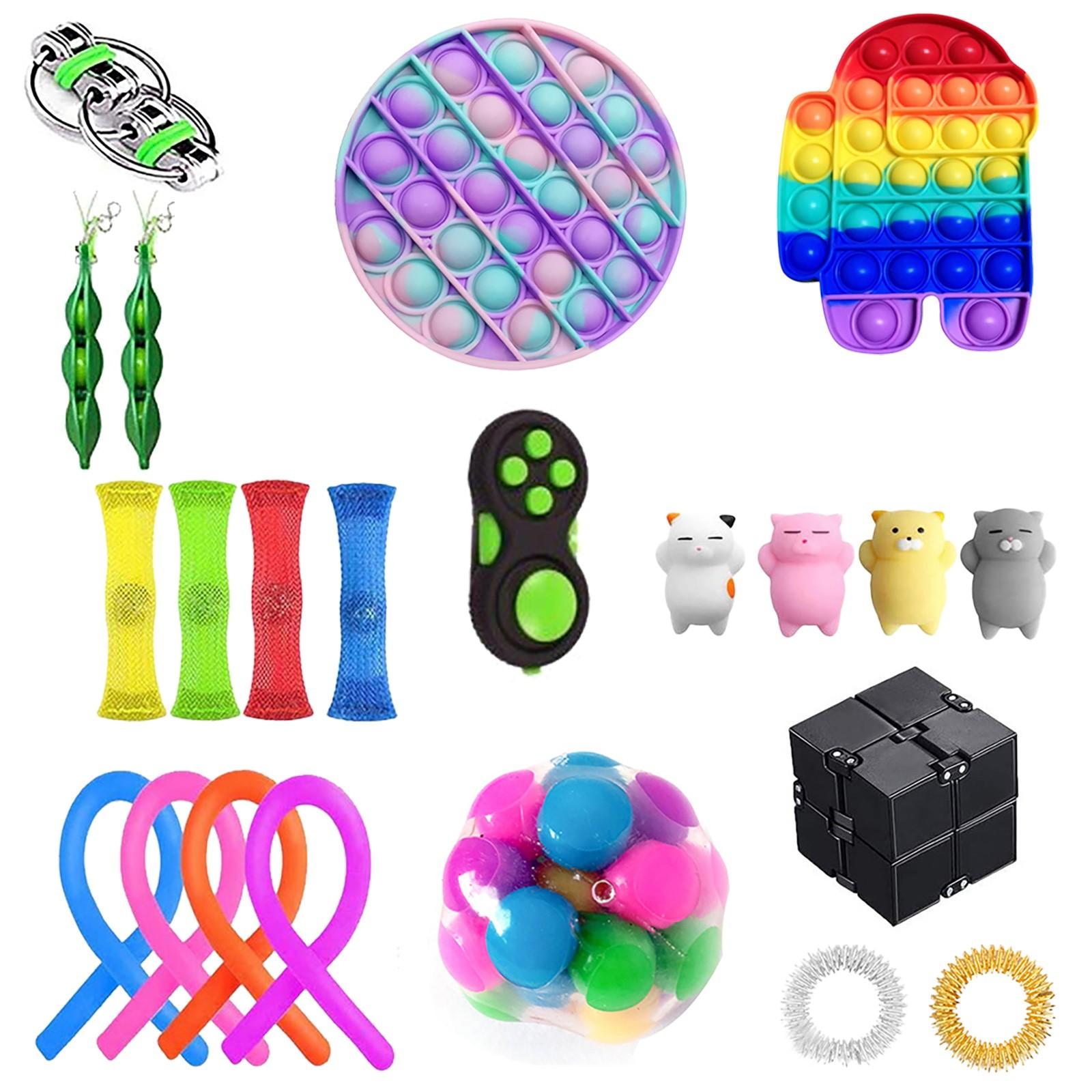 

Набор сенсорных игрушек для детей и взрослых, ручная игрушка для снятия стресса, снятия тревоги