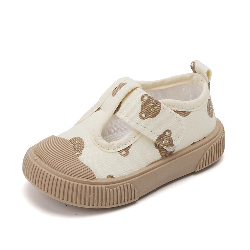 Cartoon Canvas Baby Shoes: Soft Sole, TPR Bottom, for Toddlers, Boys, and Girls - Spring/Autumn Edition