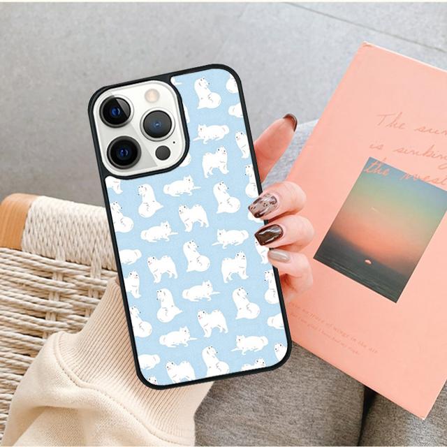Samoyed Puppy Phone Case for iPhone 17 Air 16 15 14 12 13 PLUS 11 PRO MAX Back Fundas coque Cover Shell