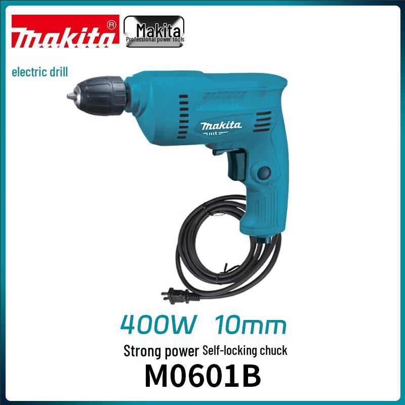 Makita M0601B Sladdburen Elektrisk Borrmaskin med Variabel Hastighet CN-kontakt (adapter ingår)
