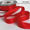 2.5cm Double-Sided Satin Ribbon for DIY, Weddings, Gifts, Bouquets, Cakes, and Bows