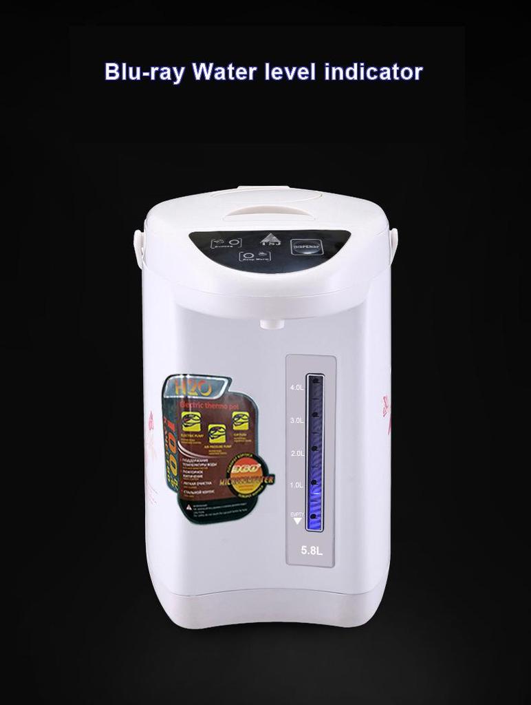 Hervidor Eléctrico TSJ 110V/220V Acero Inoxidable con Aislamiento Doméstico y Función de Temperatura Constante