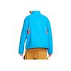 Nike Color Block Logo Stand Collar Zip Long Sleeve Jacket Men jackets Blue BQ7198-411