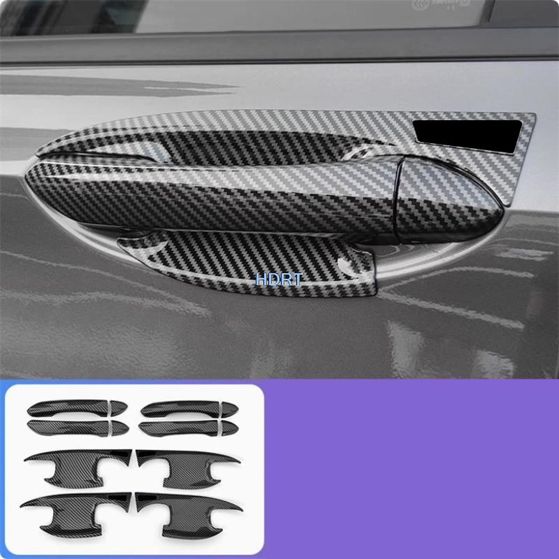 For Gac Trumpchi Empow/Dodge Attitude  + Car Style Door Handle Trim Frame Outer Bowl Cover Protector Decoration Accessories