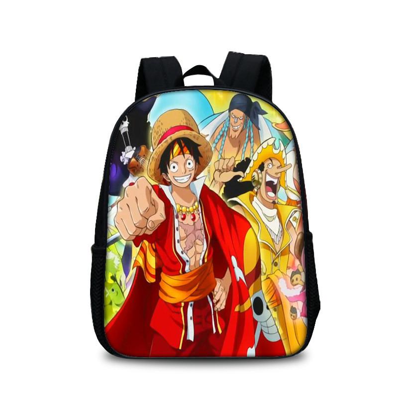 One Piece Backpack For Kids With Nylon Material And Adjustable Straps For School And Daily Use