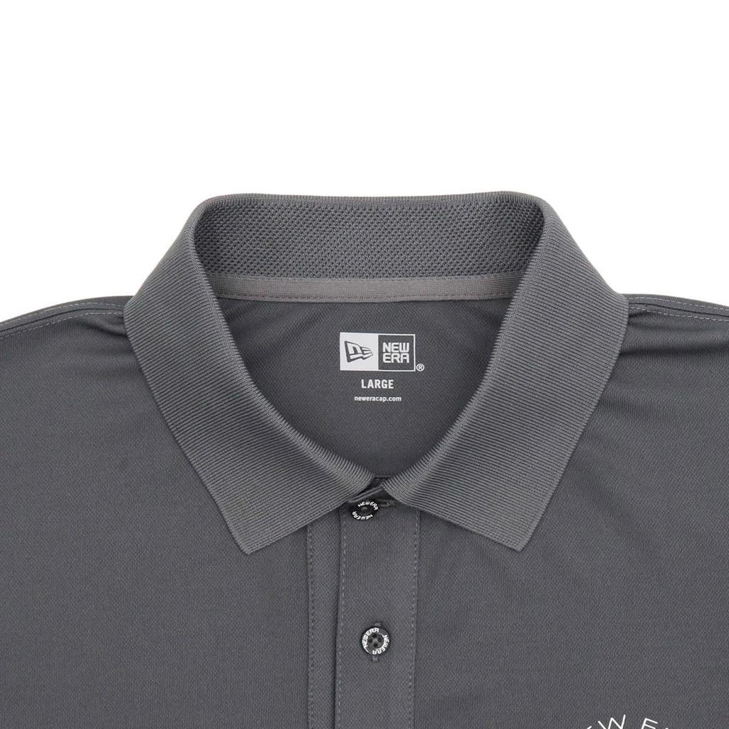 New Era Golf Short Sleeve Polo Shirt Tech Polo Shirt 14707356 NER35G9983 Graphite Gray M ONSPOTZ Exclusive Apparel Unisex Streetwear Cool Outfit