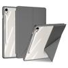 DUX DUCIS Magi Series for Samsung Galaxy Tab S10 FE/Tab S9/S9 FE Case Origami Stand Leather+PC+TPU Clear Back Cover