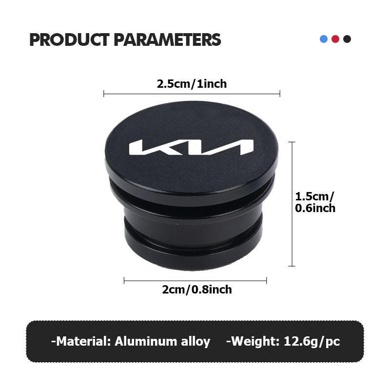 ADX3 Car Cigarette Lighter Cap Aluminum Alloy Auto Accessories For KIA Cerato Soul Venga Forte Spectra Sedona Niro Cadenza