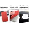 1* 15x8cm/11x6.5cm Car Sun Visor Mirror Portable Makeup Mirror Stainless Steel Clearer Image Universal For Truck Vans SUV